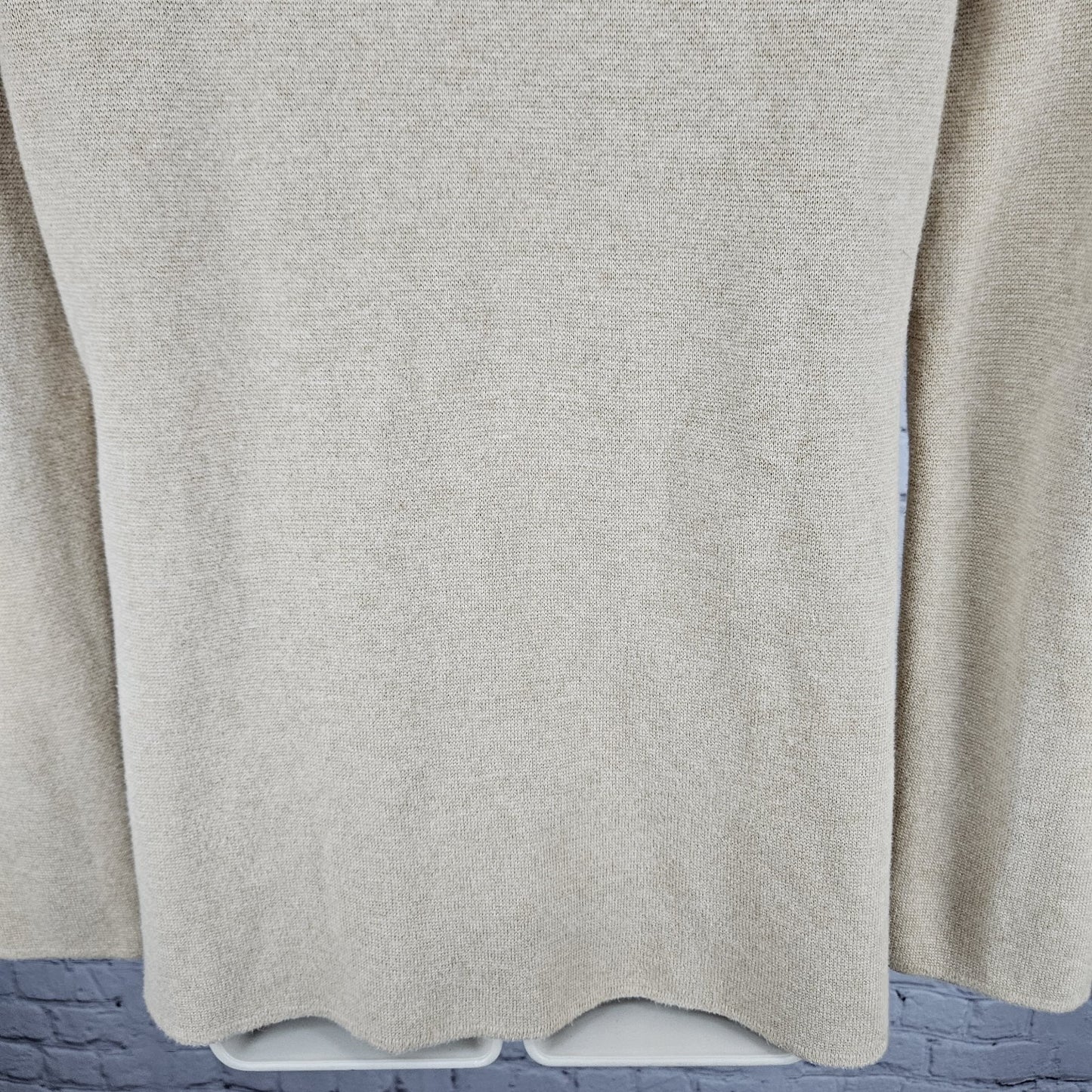 J. Crew Mercantile Tan 100% Cotton Knit Unlined Notch Blazer Jacket Medium M