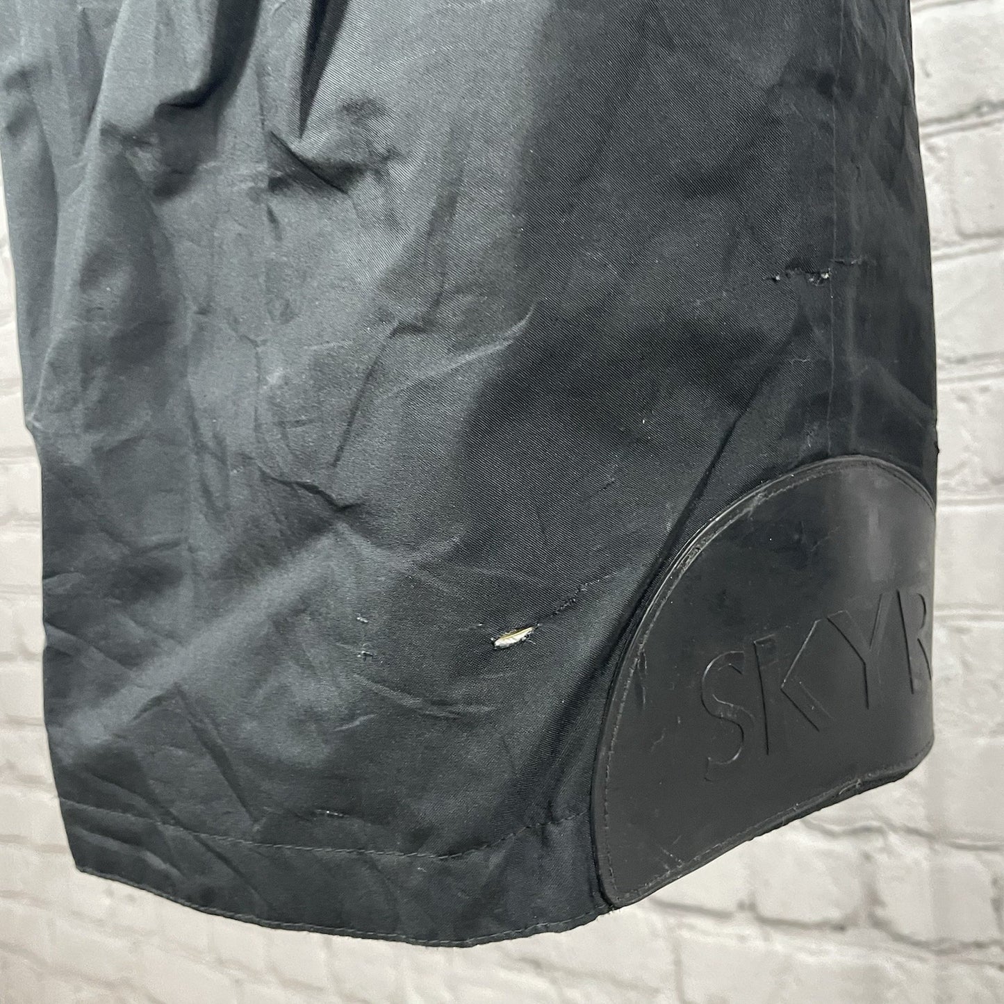 SKYR Black Gore Tex Belted Insulated Zip Pockets Snow Ski Pants Size XL (36x32)
