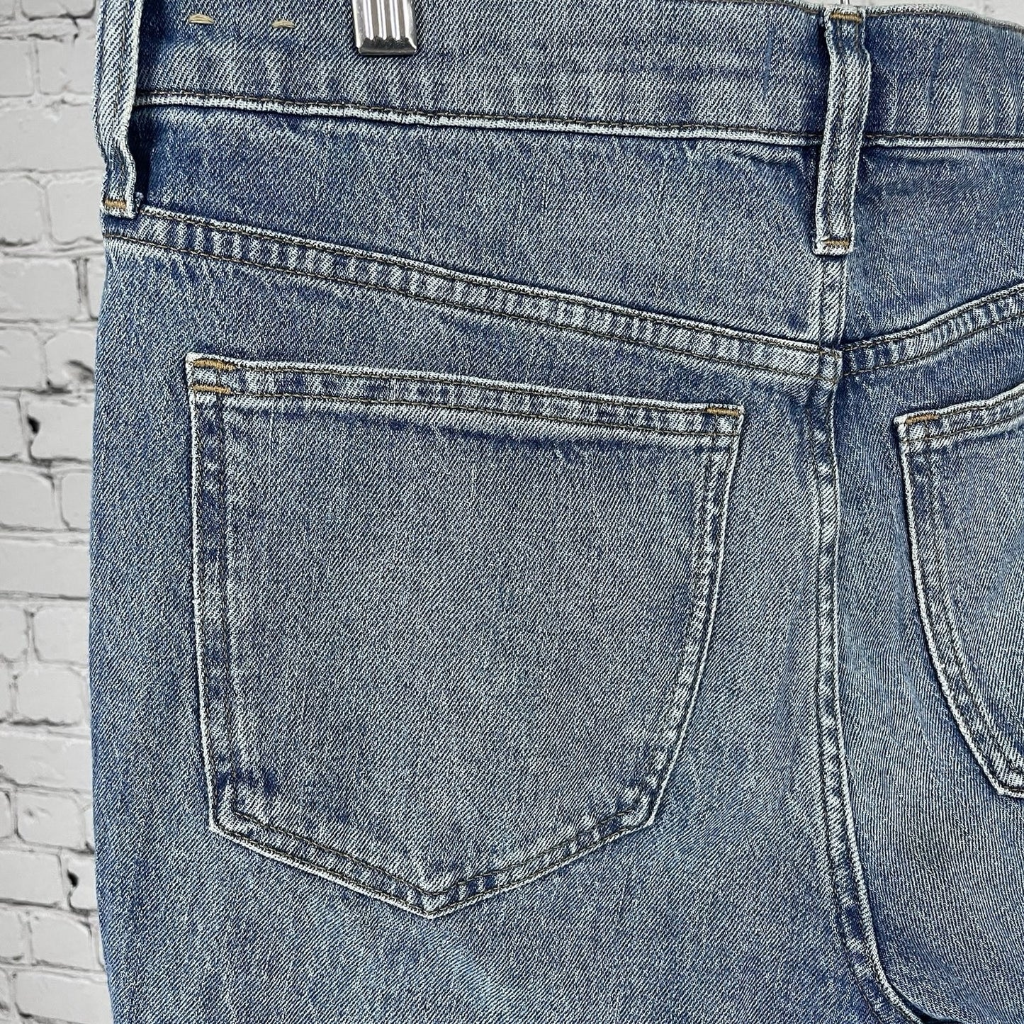 Madewell Blue Denim Distressed Mid Rise Perfect Vintage Jeans Size 29 (32x28)