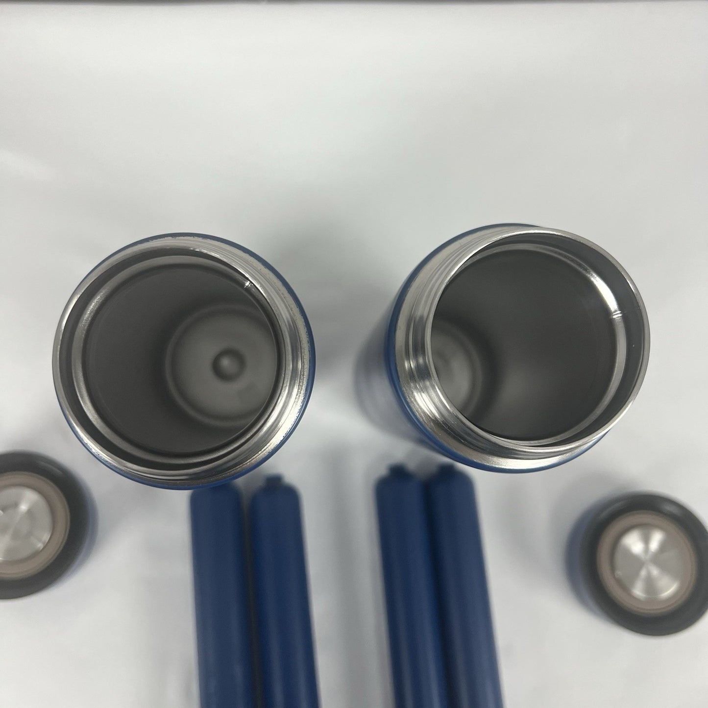 2 Mochi Health Insulated Metal Bottles Cooler 4 Ice Packs Travel Container