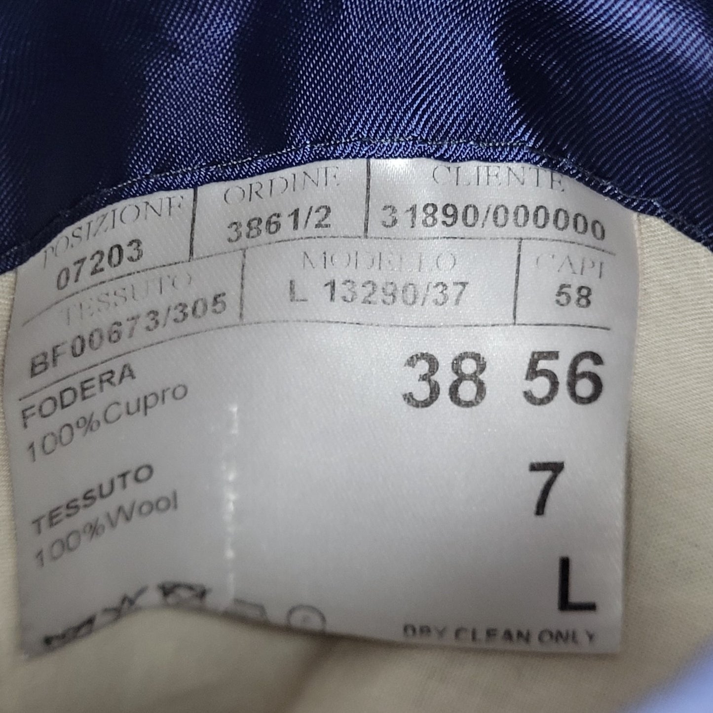 Canali Navy Pinstriped 100% Wool 2 Button Blazer Sport Coat Italy Made 42L US