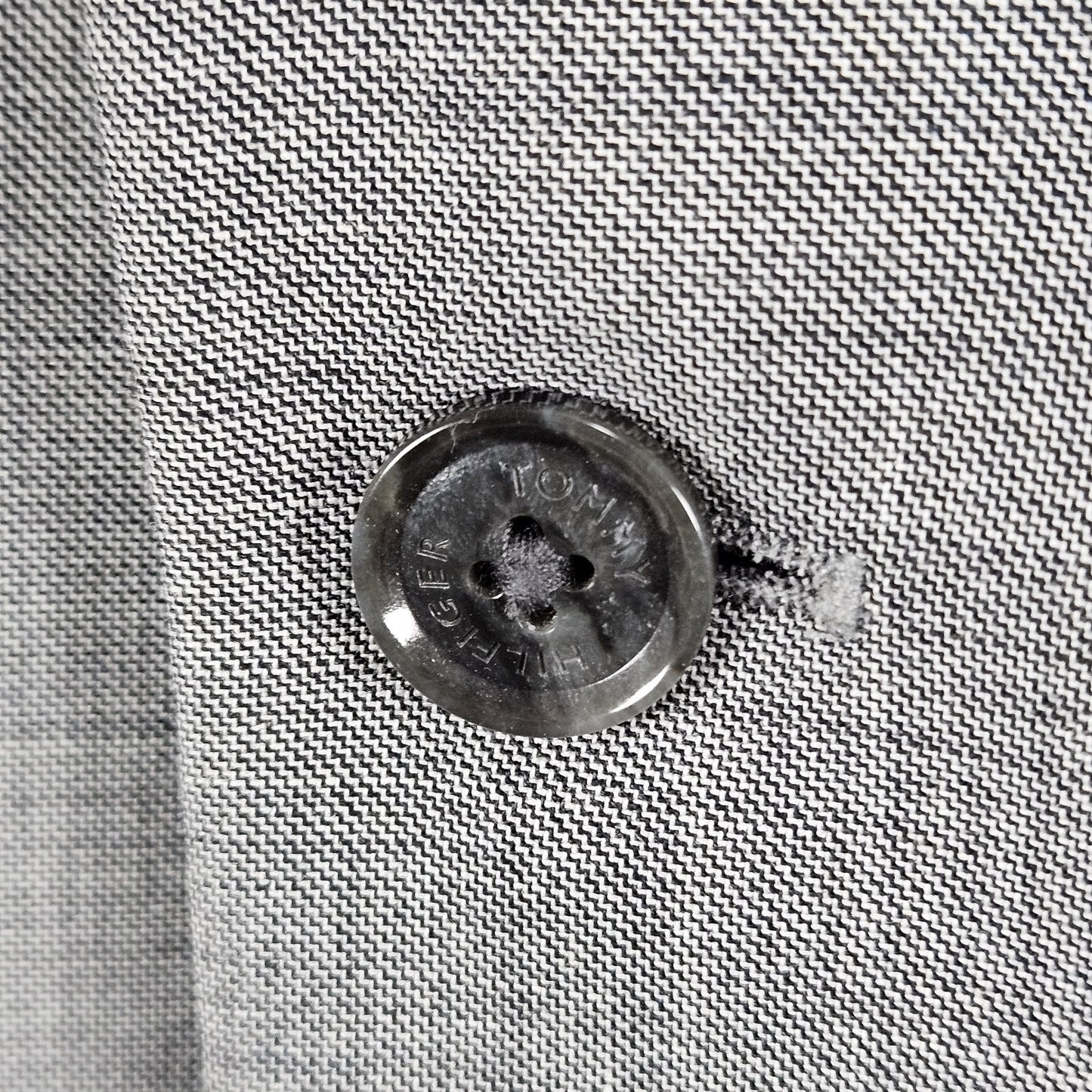 Tommy Hilfiger Grey Wool Blend 2 Button Vented Notch Blazer Sport Coat 44R