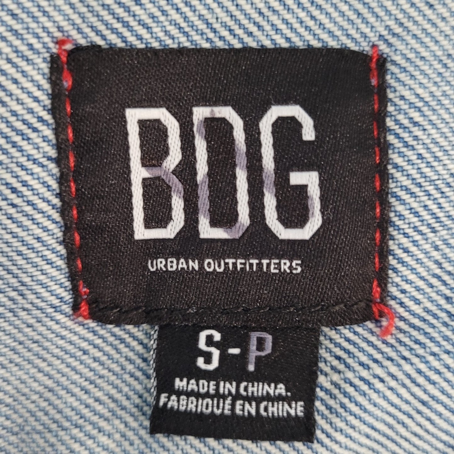 BDG Urban Outfitters Blue 100% Cotton Denim Distressed Overalls Size Small S