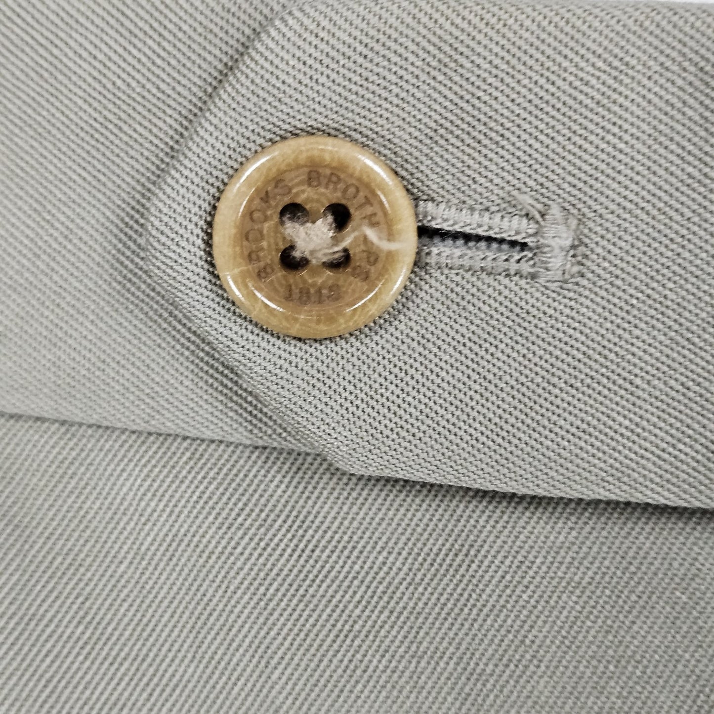 Brooks Brothers Tan 100% Wool Madison 1818 Pleated Cuffed Dress Pants 40 (38x30)