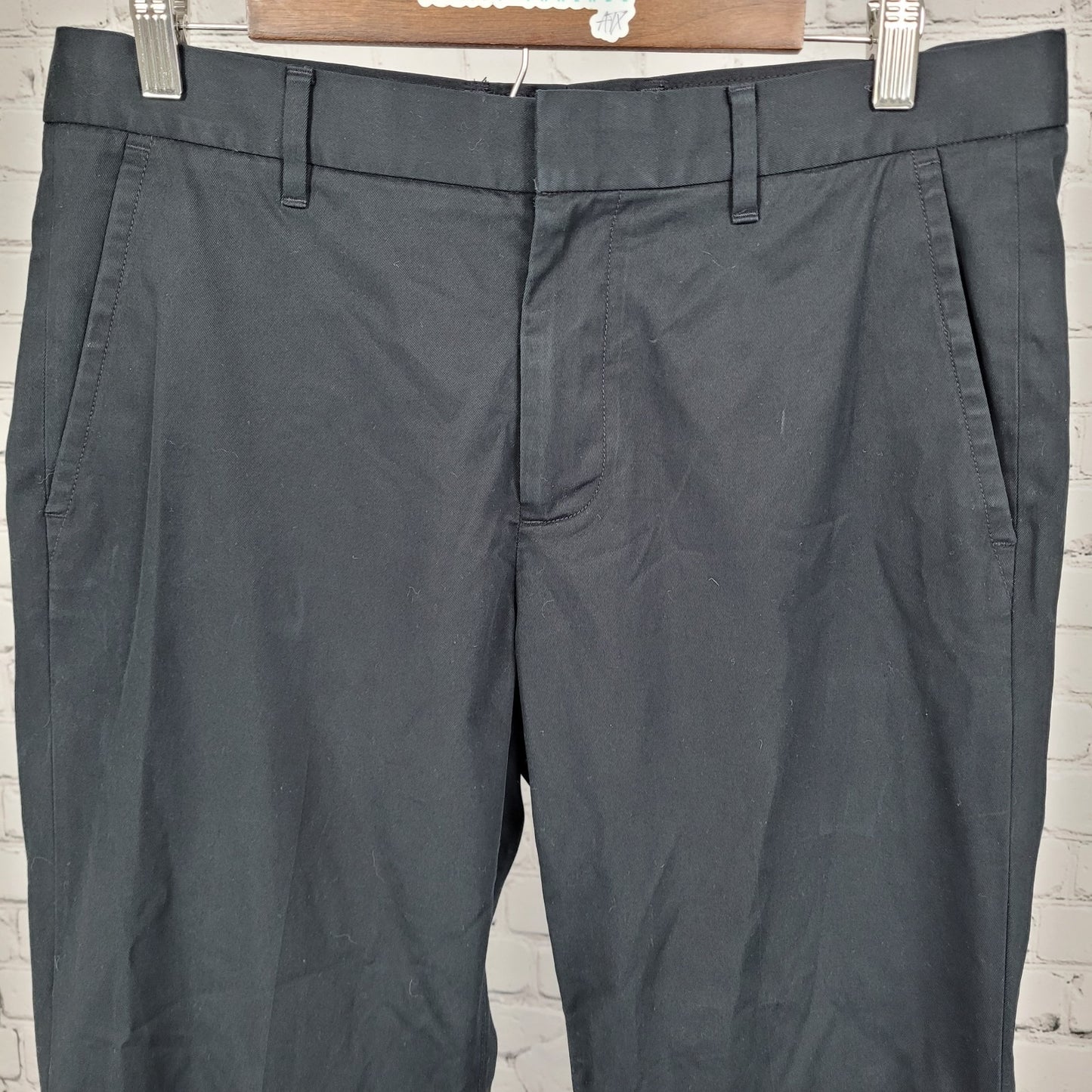 Bonobos Black Tuesday Slim Cotton Stretch Chino Flat Front Dress Pants 32x32