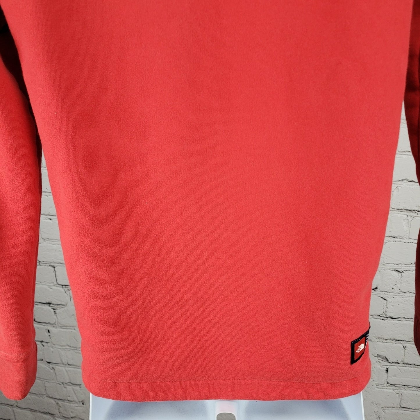 The North Face Red Blue USA Flag Colorblock Full Zip Hoodie Jacket Large L 14/16