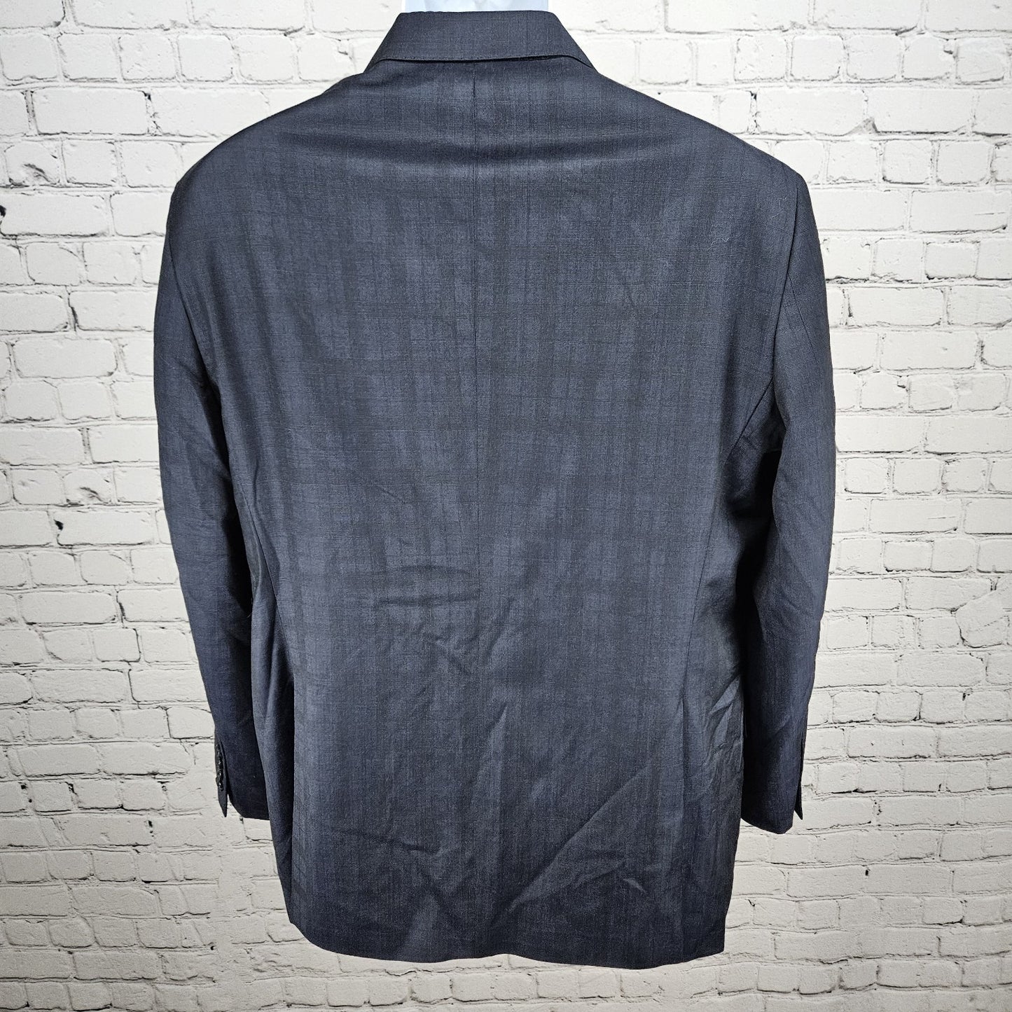 Jos A Bank Reserve Navy 100% Wool Savile Tailored Fit Peak Blazer Sport Coat 41R