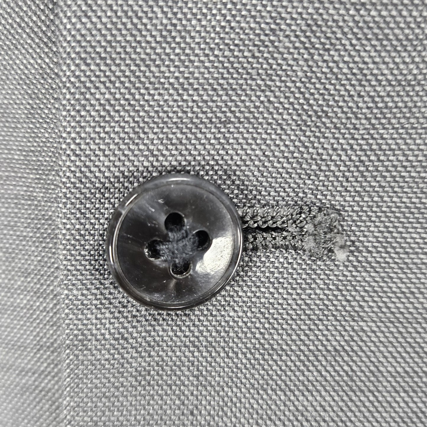 J. Ferrar JF Grey Slim Stretch 5 Button Lined Suit Vest Waistcoat Small S