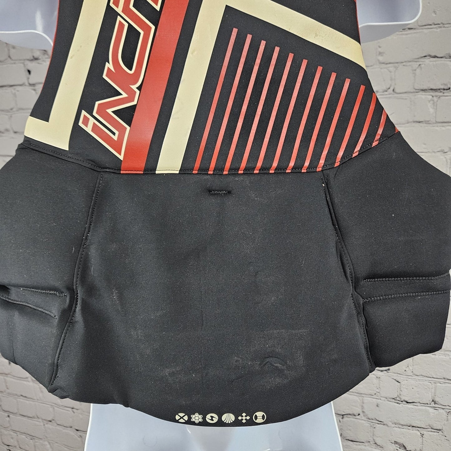 Incite Cabela's Black Red Aquaflex Ski Wakeboard Vest Life Jacket Mens XL