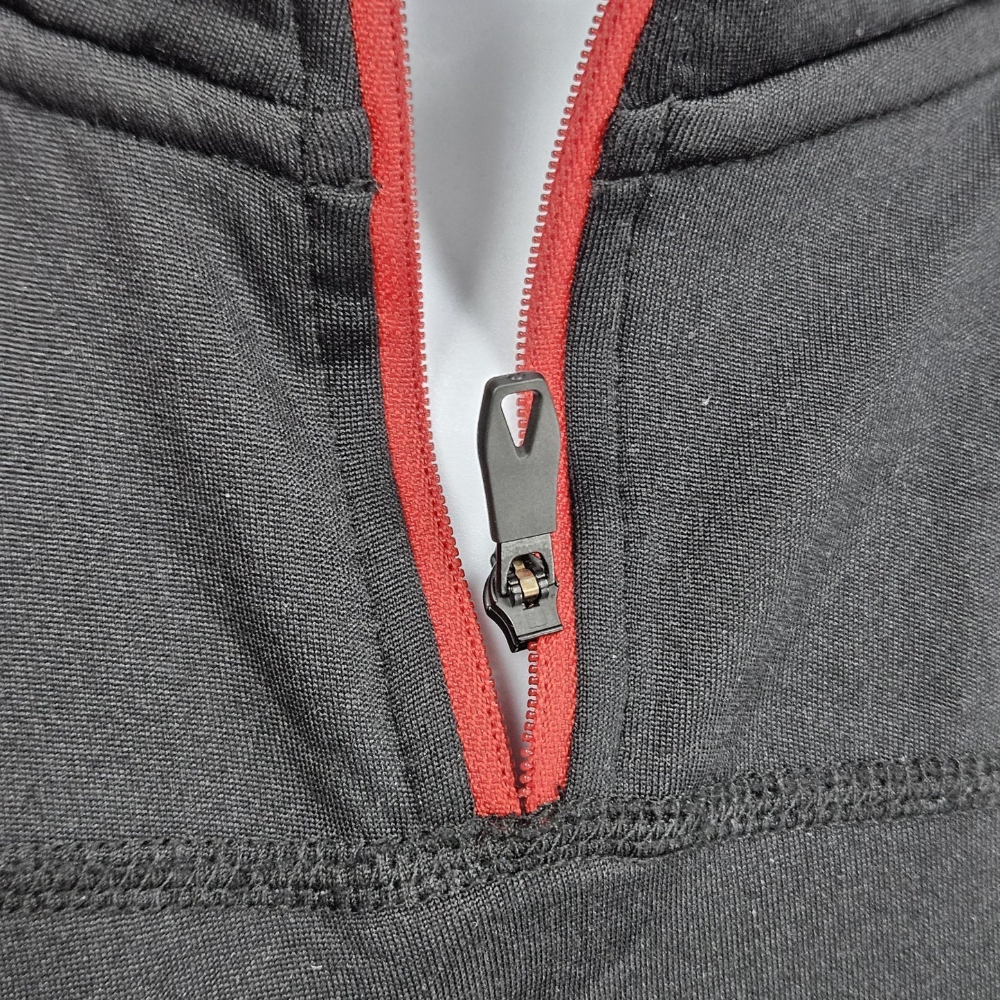 Spyder Active Black ProWeb 1/4 Zip Pullover Lightweight Jacket Large *zipper