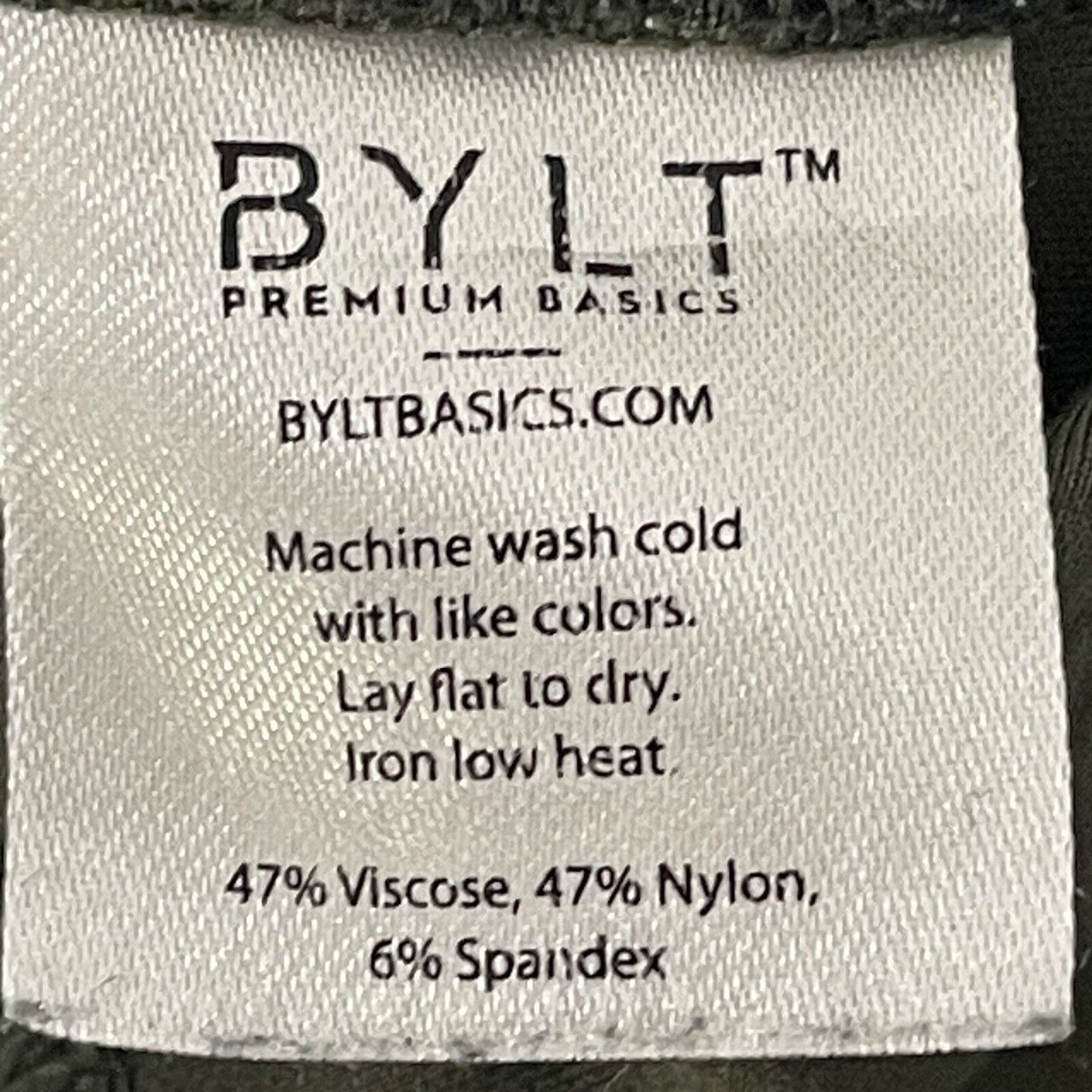 BYLT Green Everyday Pant 2.0 Premium Basic Stretch Size Medium M (31x28.5)