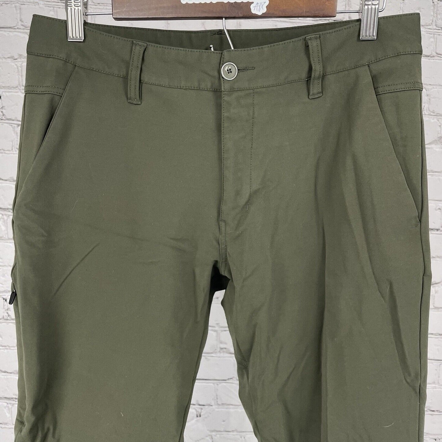 BYLT Green Everyday Pant 2.0 Premium Basic Stretch Size Medium M (31x28.5)
