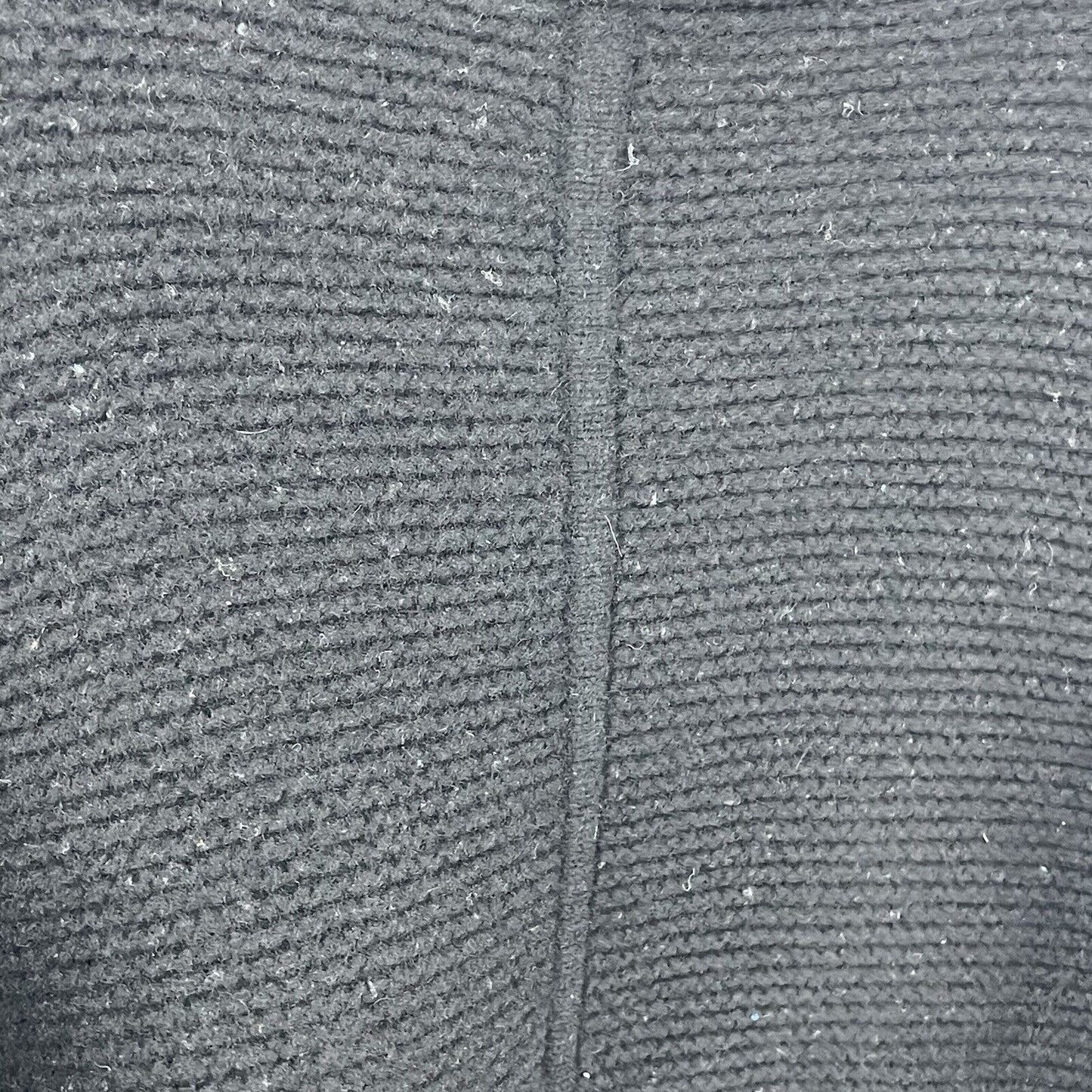 Madewell Black 100% Merino Wool Boxy Oversized Open Sweater Dolman Size M/L