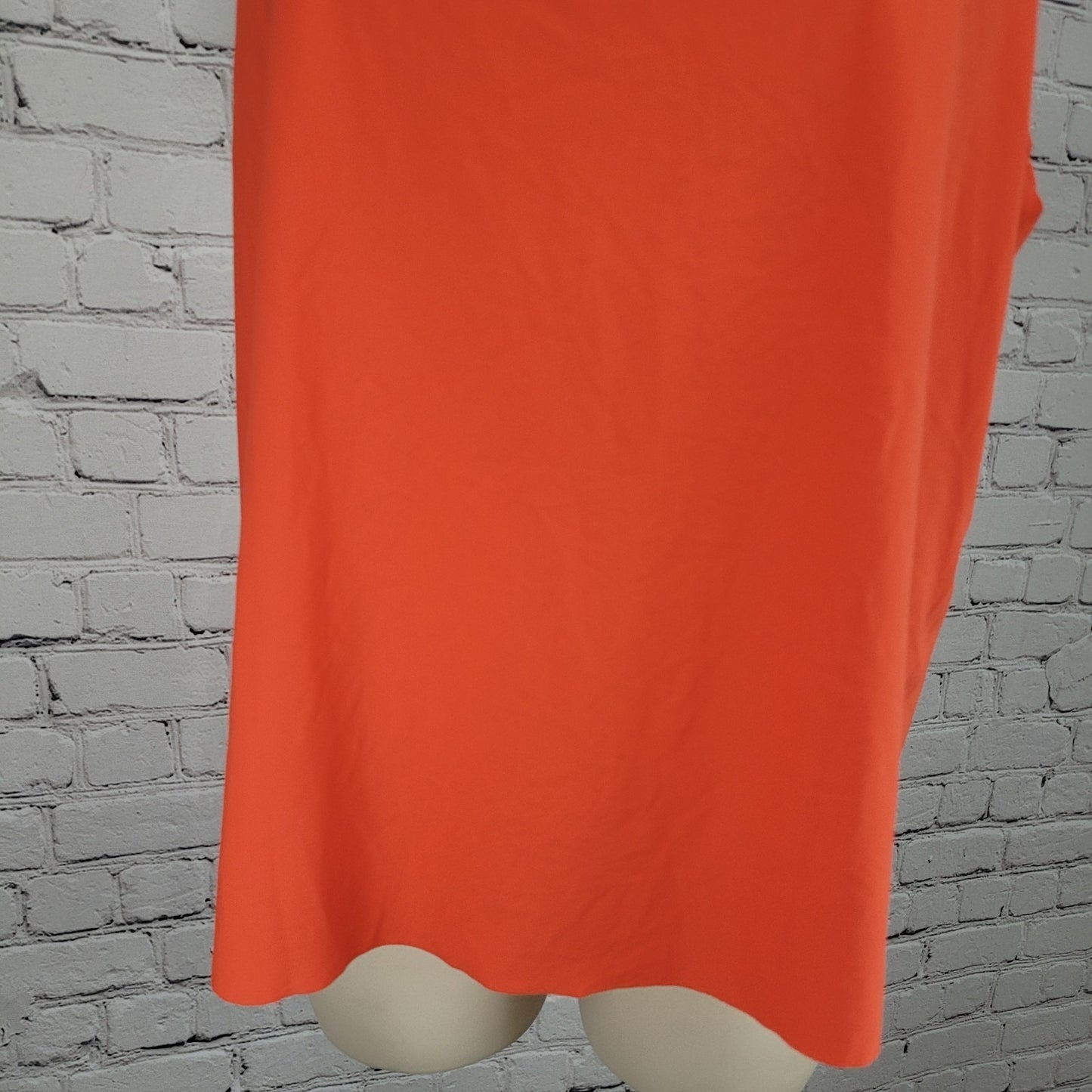 Athleta Orange Burgundy Built In Bra Padded Racerback Workout Tank Top Medium M