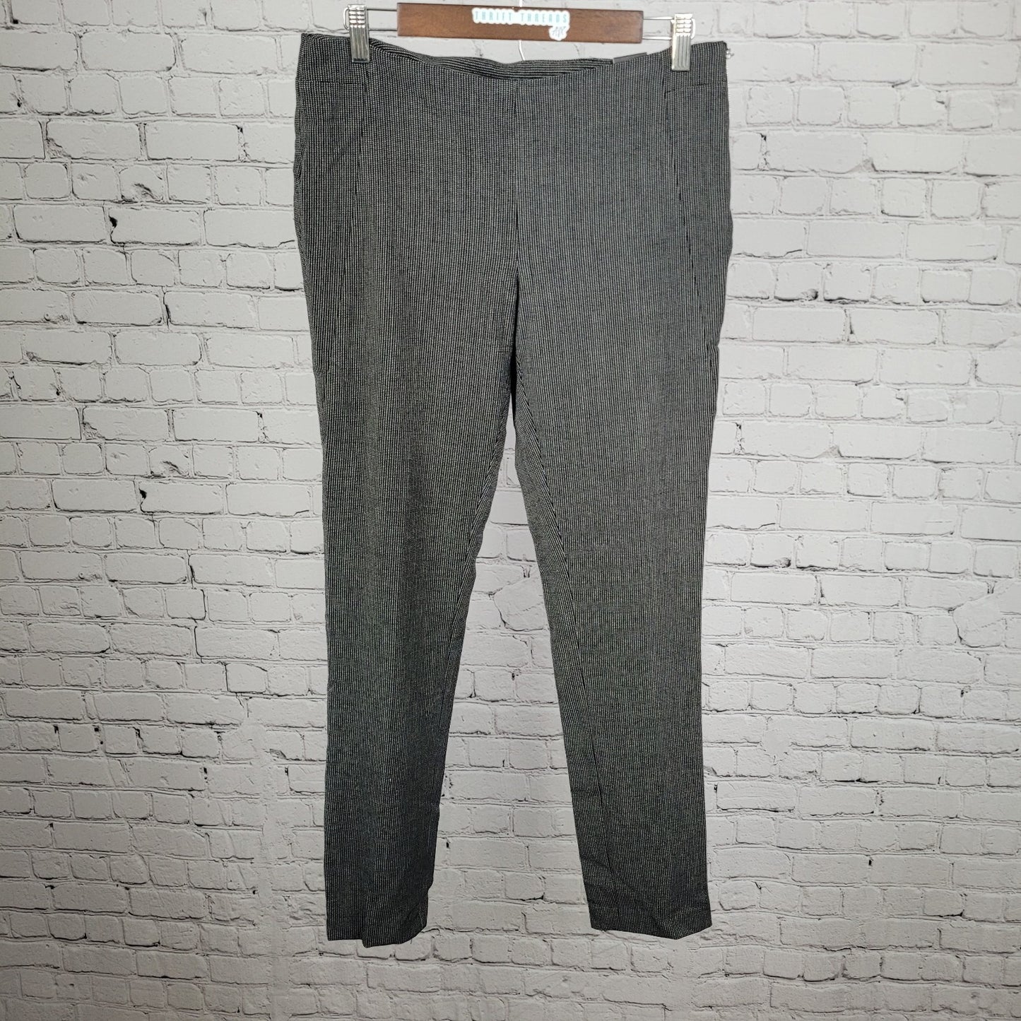 NWT Amanda + Chelsea Black Contemporary Fit Low Rise Stretch Pants 4 (31x30)