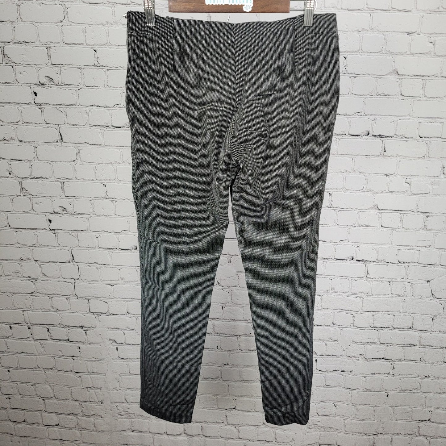 NWT Amanda + Chelsea Black Contemporary Fit Low Rise Stretch Pants 4 (31x30)