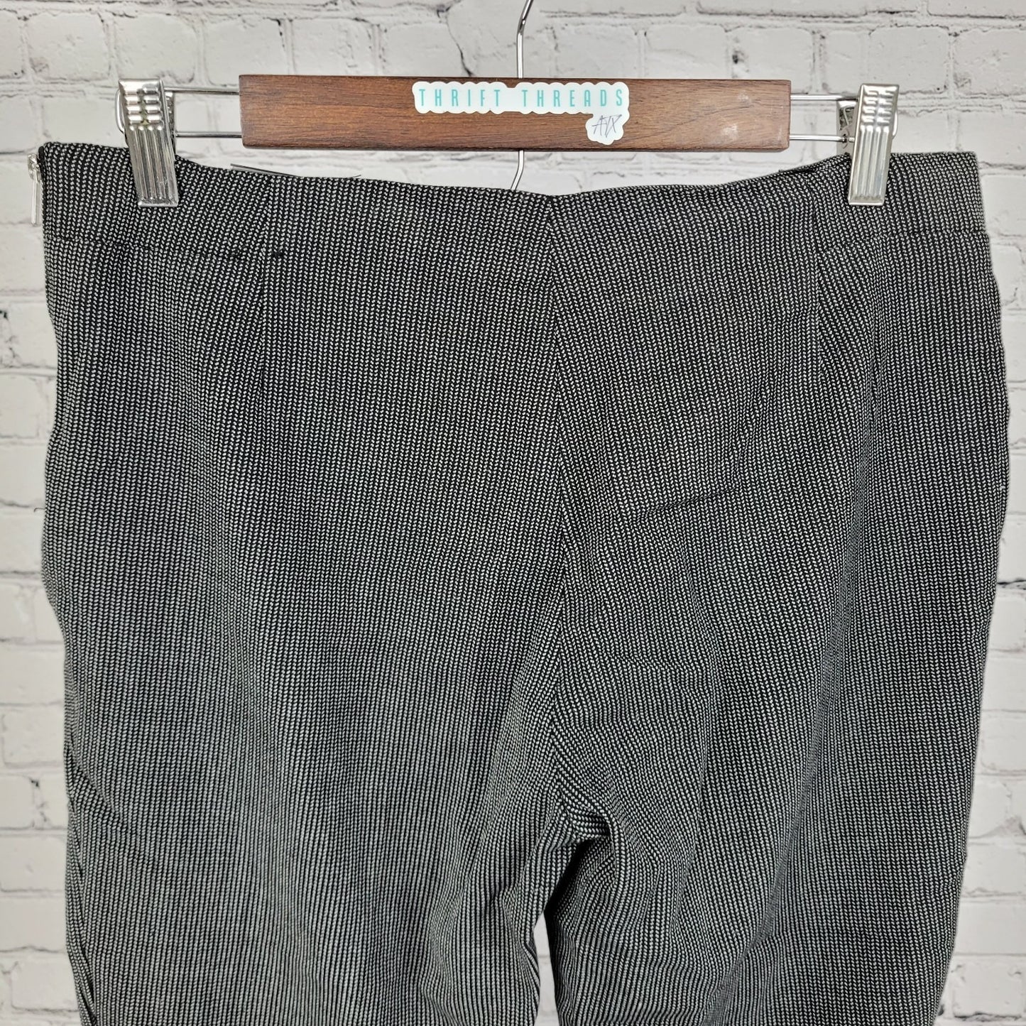 NWT Amanda + Chelsea Black Contemporary Fit Low Rise Stretch Pants 4 (31x30)