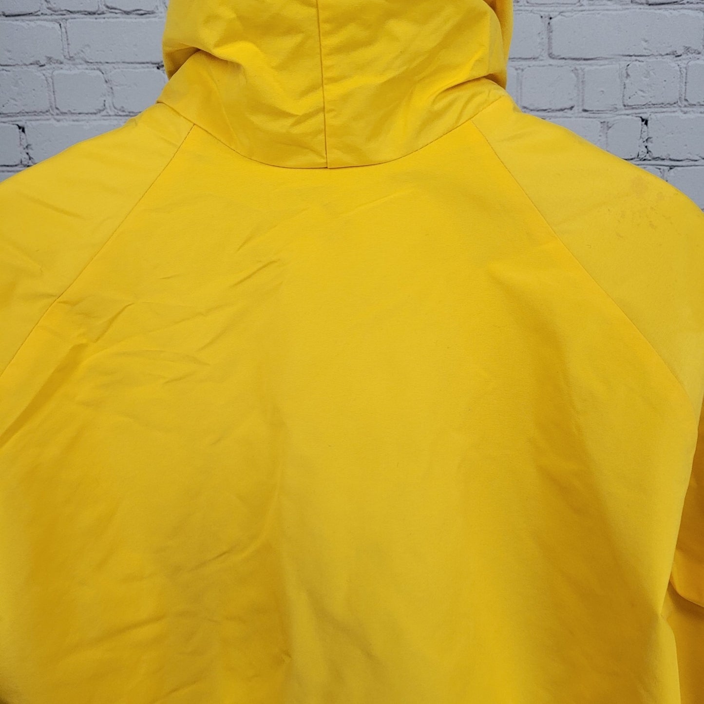 VTG Roffe Yellow Navy Sprinter Challenge Ski Gore-Tex Hooded Jacket USA Large L