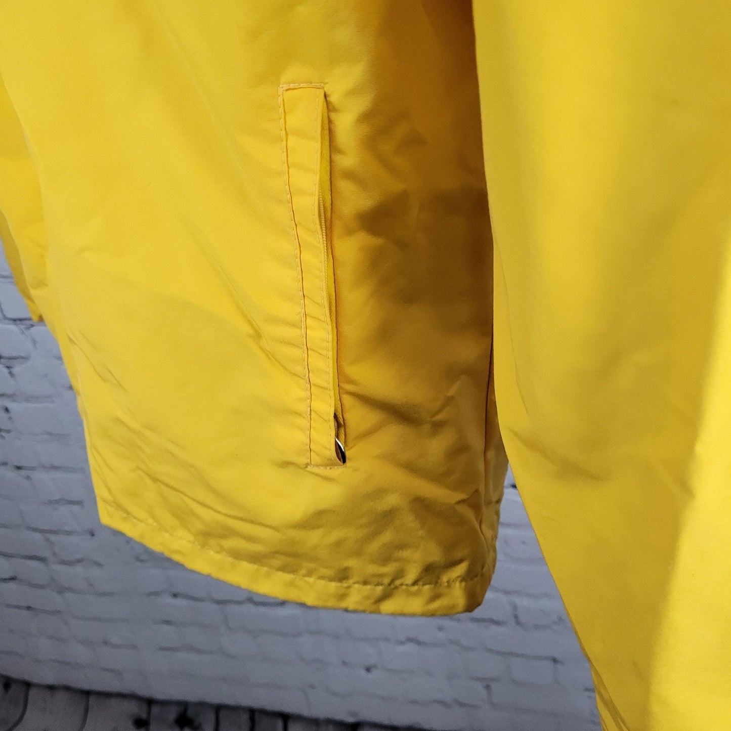 VTG Roffe Yellow Navy Sprinter Challenge Ski Gore-Tex Hooded Jacket USA Large L