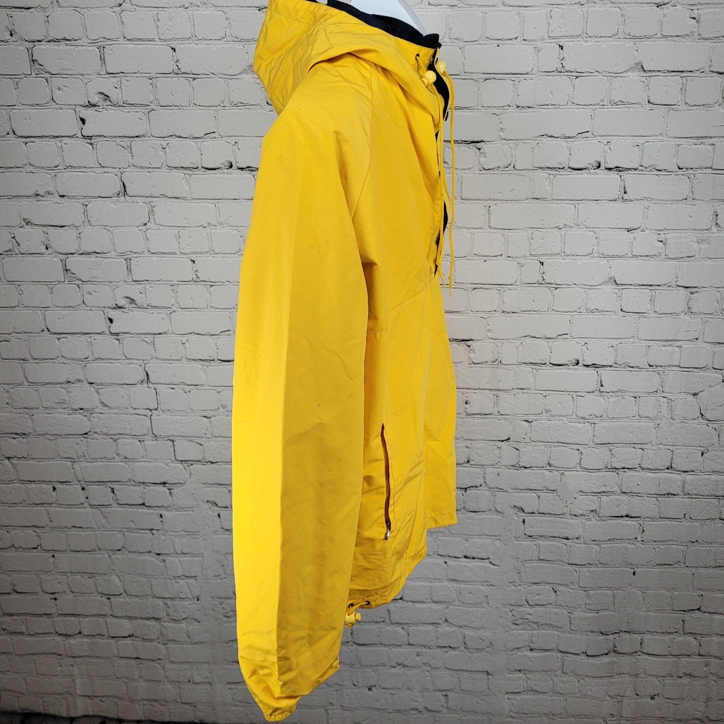 VTG Roffe Yellow Navy Sprinter Challenge Ski Gore-Tex Hooded Jacket USA Large L
