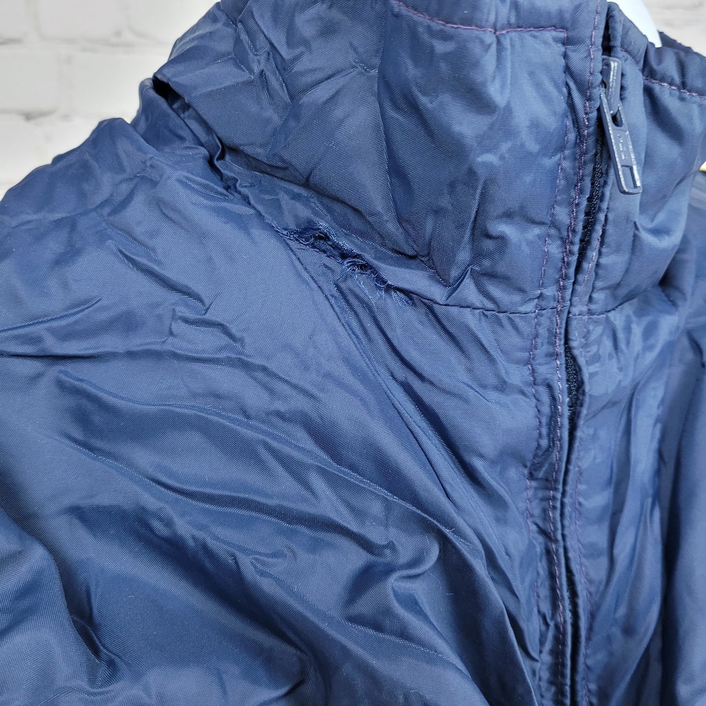VTG Roffe Yellow Navy Sprinter Challenge Ski Gore-Tex Hooded Jacket USA Large L