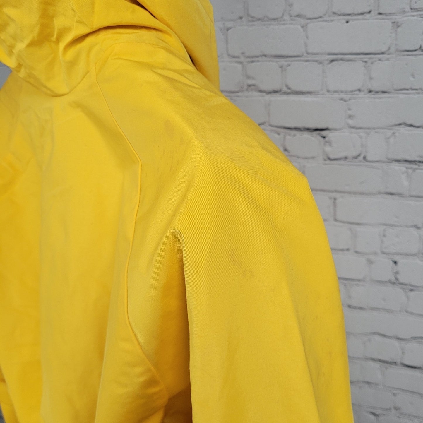 VTG Roffe Yellow Navy Sprinter Challenge Ski Gore-Tex Hooded Jacket USA Large L