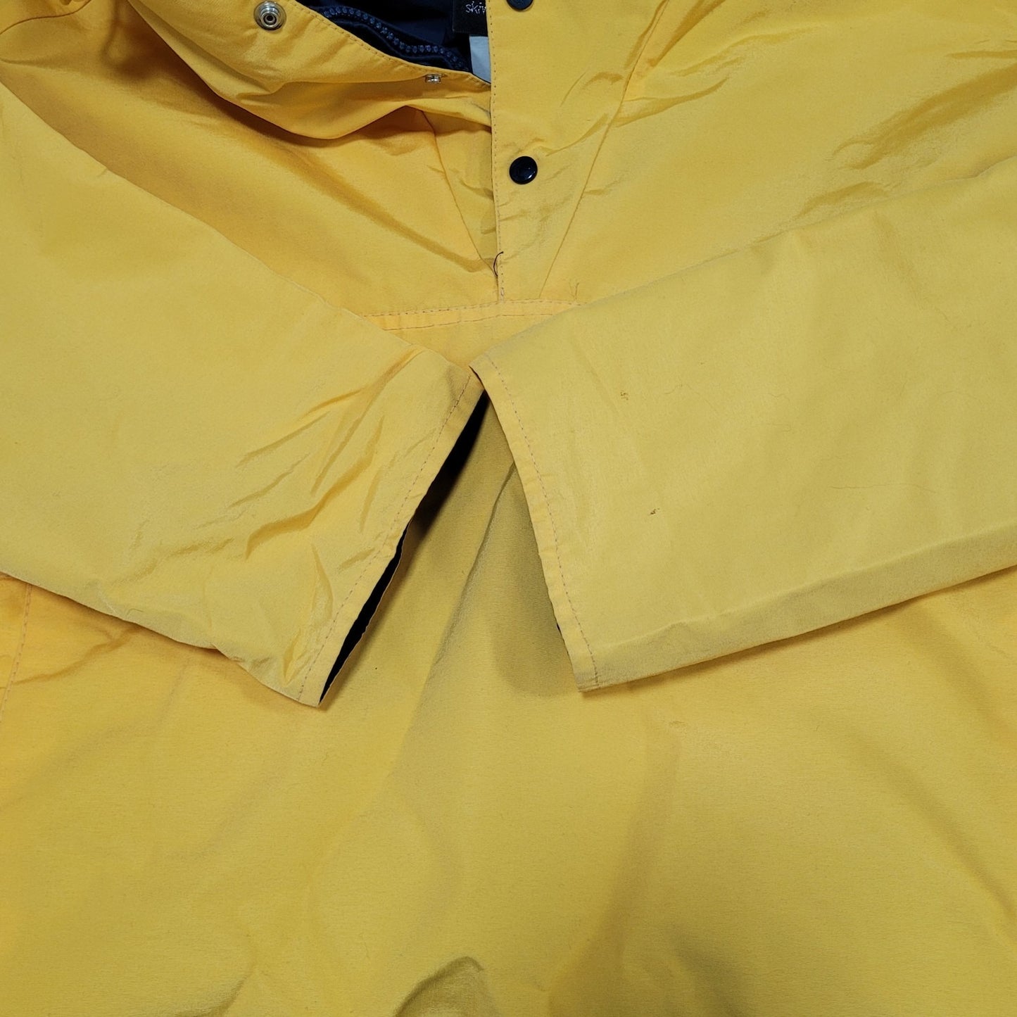 VTG Roffe Yellow Navy Sprinter Challenge Ski Gore-Tex Hooded Jacket USA Large L