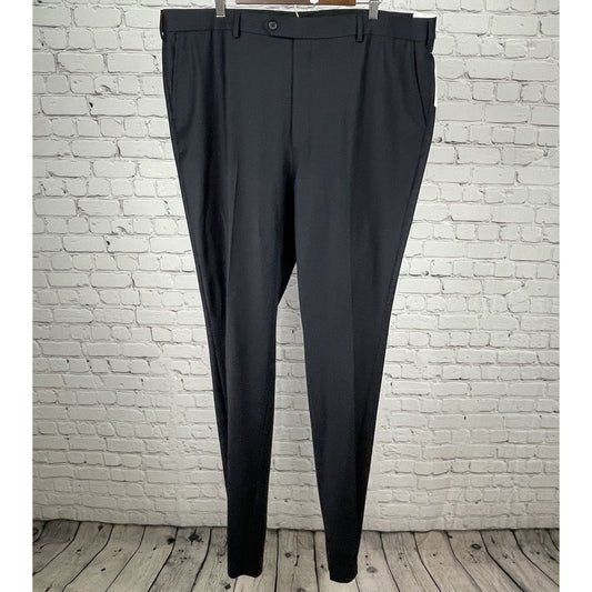 NWT Brooks Brothers NetJets Blue Wool Blend Tapered Dress Pants Size 44 (43x41)