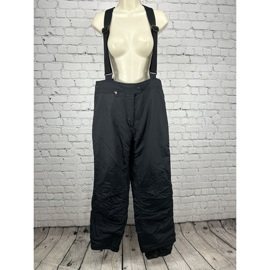 Obermeyer Black Adjustable Insulated Winter Ski Bib Ladies Size 14