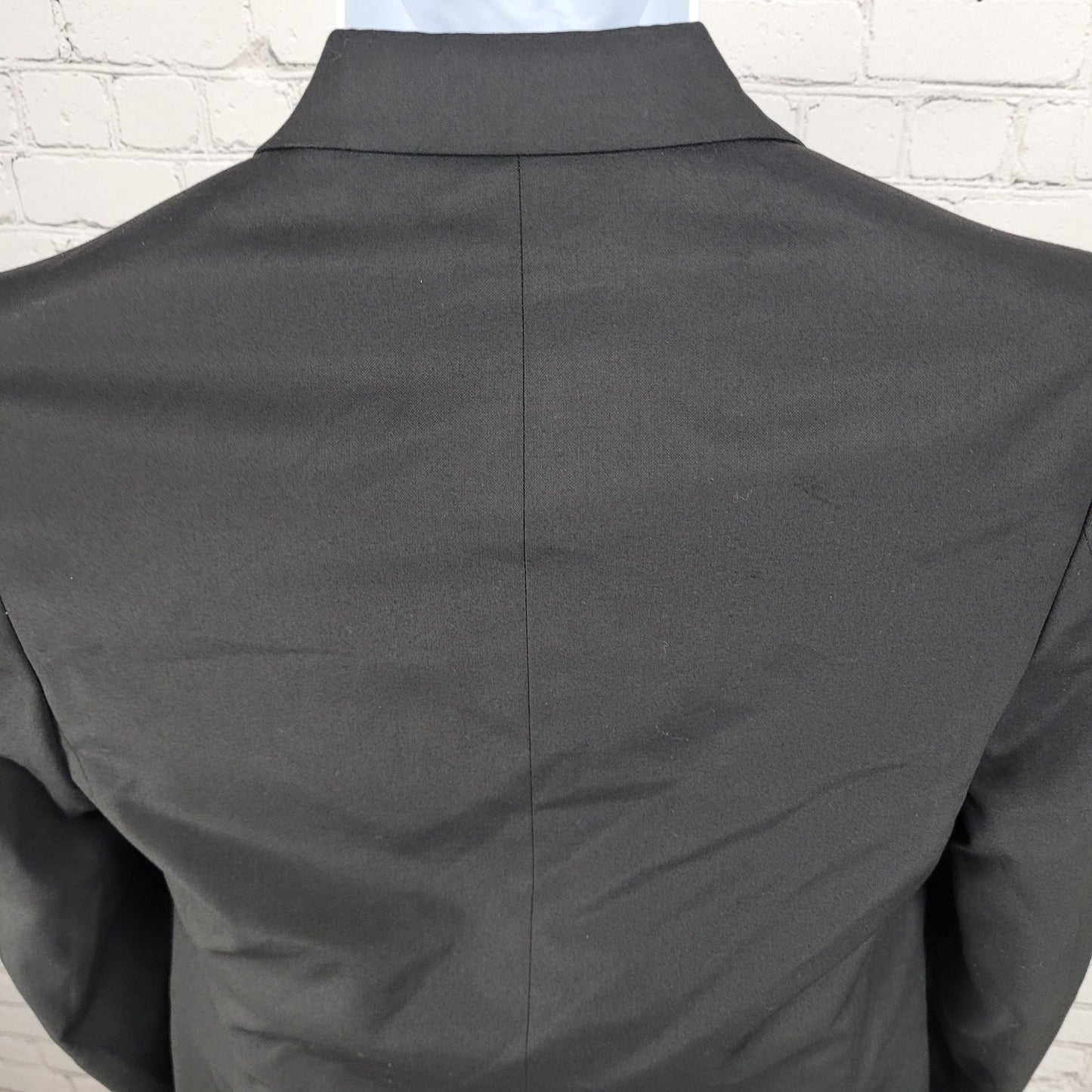Joseph & Feiss Black 2 Button Double Vented Notch Blazer Jacket Boys Size 16