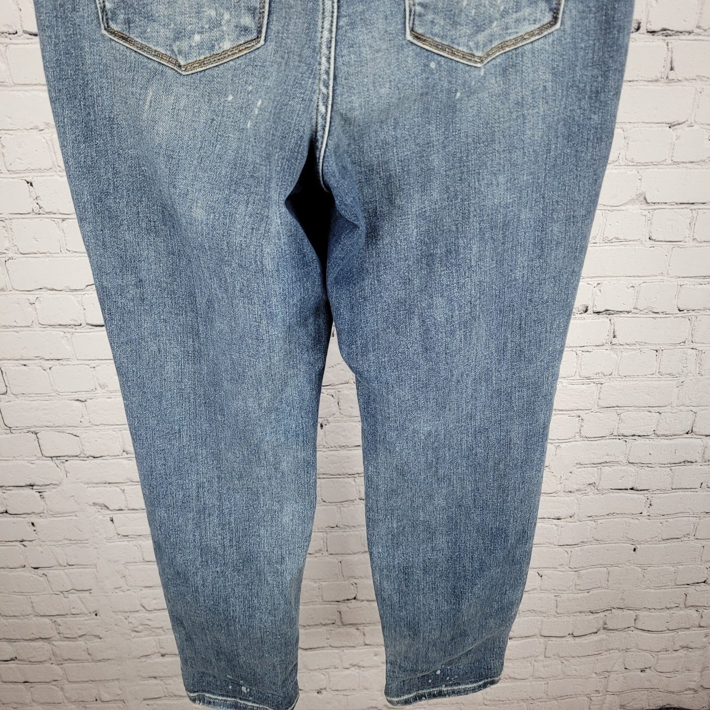Judy Blue Denim Boyfriend Fit Mid Rise Distressed Jeans Size 7/28 (29x30)